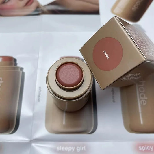 Makeup Cheek Blush Cream Blusher Stick Lip Gloss Phone Case for Iphone New Toast SALTY TAN Raspberry Espresso Lipstick INS