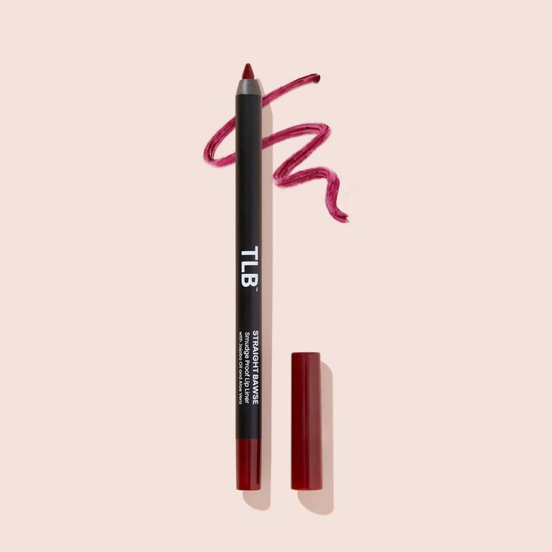 The Lip Bar, Straight Line Creamy Lipliner, Matte, Nourishing Cosmetic - 1 Pack Eyeliner Makeup Pigment Aloe