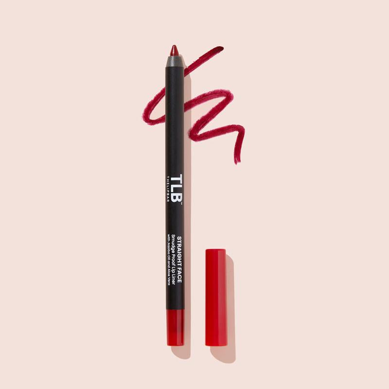 The Lip Bar, Straight Line Creamy Lipliner, Matte, Nourishing Cosmetic - 1 Pack Eyeliner Makeup Pigment Aloe